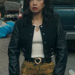The Equalizer season 2 Liza Lapira bomber jacket
