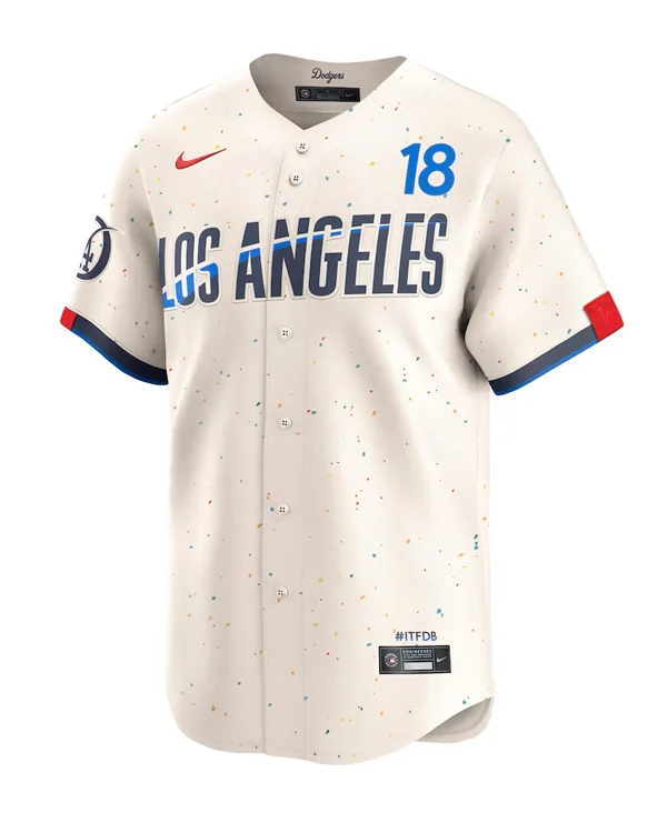 Los Angeles Dodgers Cream City Connect Jersey