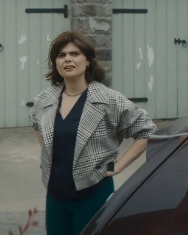 Death Valley S01 Gwyneth Keyworth Checkered Blazer