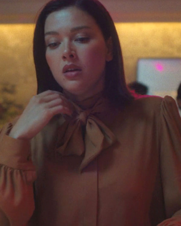 The Beauty S01 Jess Alexander Neck Tie Blouse