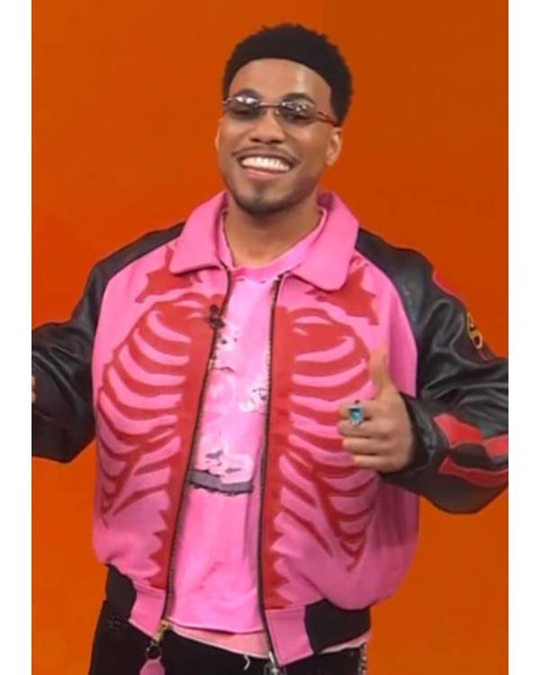 The Today Show Anderson .Paak’s Pink and Black Leather Jacket The Today Show Anderson .Paak’s Pink and Black Leather Jacket