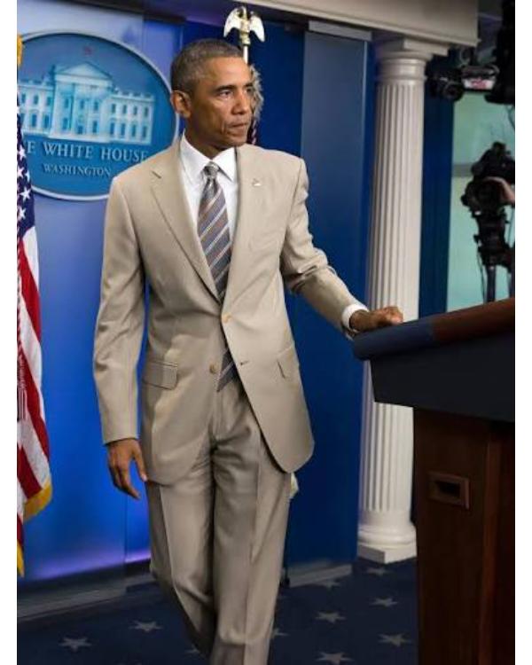 Mr Barack Obama’s Tan Suit