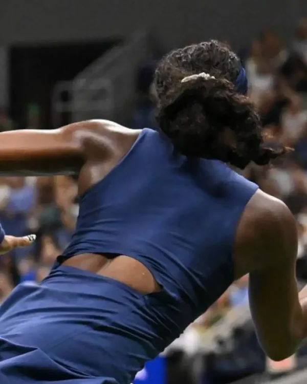 2026 US Open Coco Gauff Blue Dress