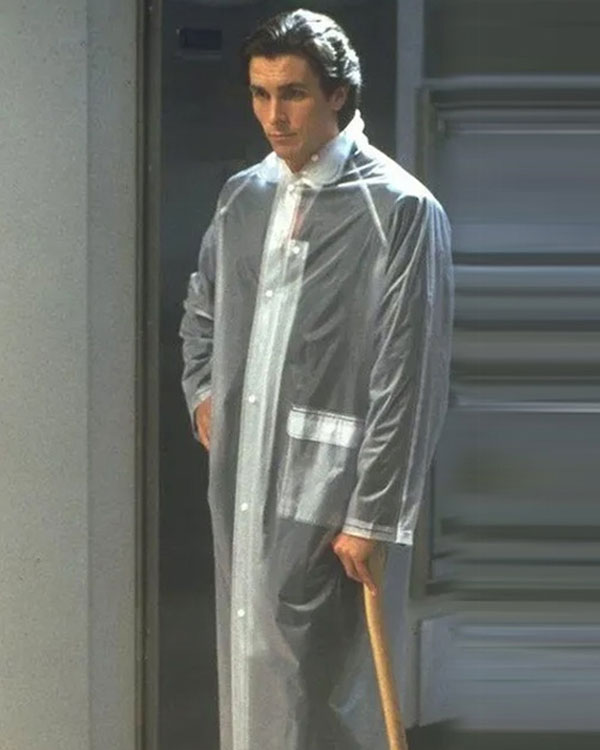 American Psycho Patrick Bateman Raincoat American Psycho Patrick Bateman Raincoat