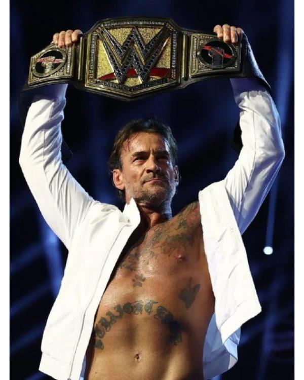 CM Punk SmackDown 2026 White Jacket CM Punk SmackDown 2026 White Jacket