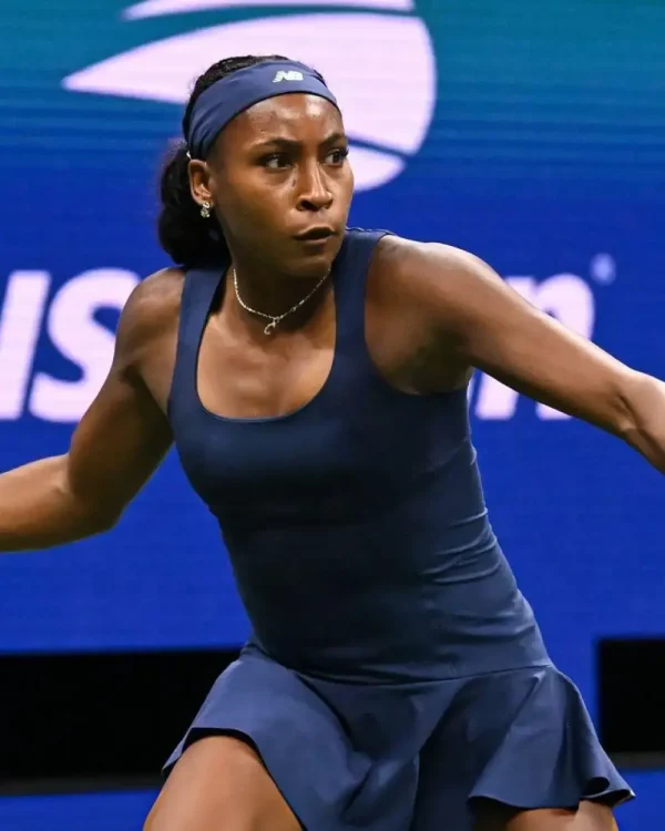 Coco Gauff 2026 US Open Blue Dress