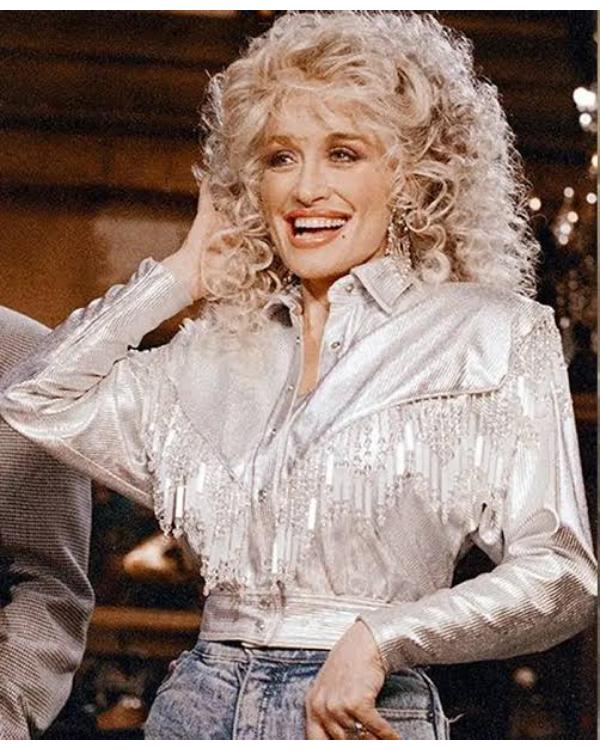 Dolly Parton White Sequin Fringe Jacket Dolly Parton White Sequin Fringe Jacket