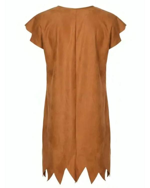 Flintstones Barney Rubble Brown Halloween Costume Dress