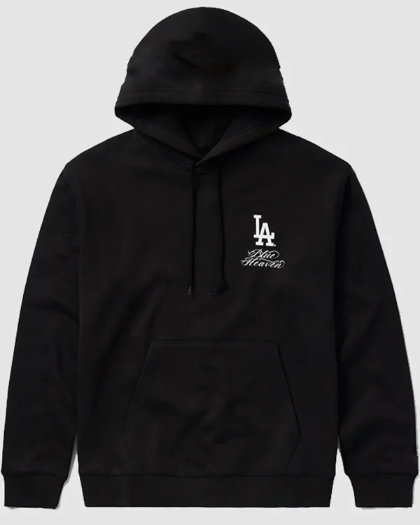 LA Dodgers Blue Heaven Fireline Black Hoodie