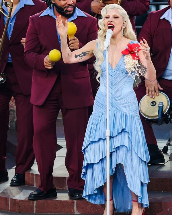 Lady Gaga Super Bowl LX Dress