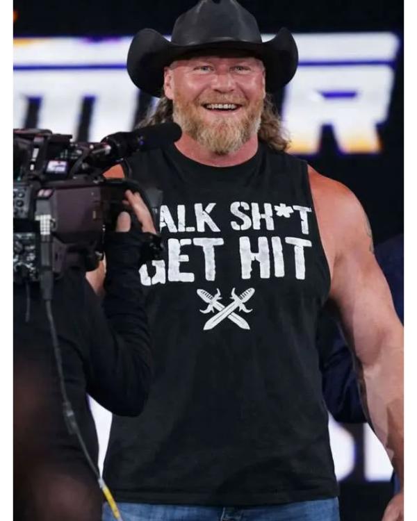 Talk Shit Get Hit Brock Lesnar Black Tank Top Talk Shit Get Hit Brock Lesnar Black Tank Top