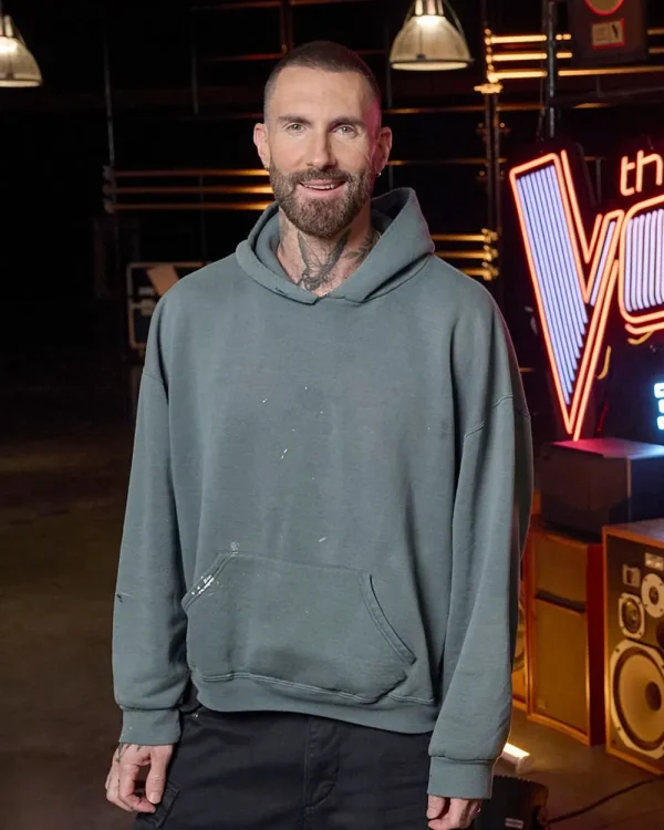The Voice S30 Adam Levine Grey Hoodie