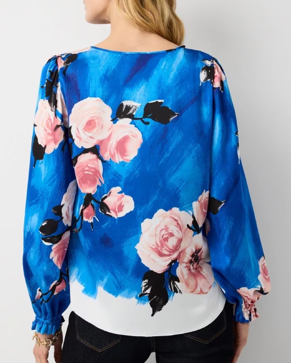 Kate Linder The Young And The Restless Floral Blouse